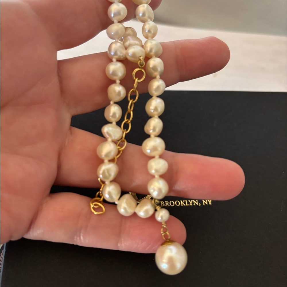 Catbird - Princess Buttercup Pearl Choker by Designer Stacey Nishimoto - Picture 5 of 14